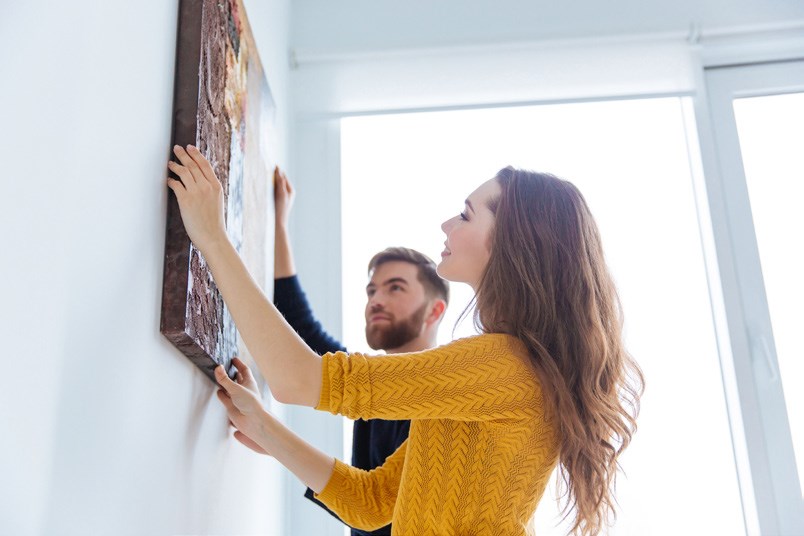 How to Hang Artwork in Your Home